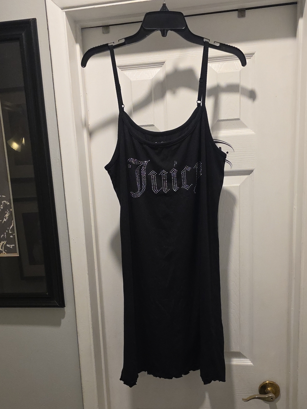 Juicy Couture Black Rhinestone Logo Sleepwear